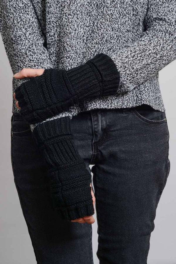 Ribbed Knit Handwarmers