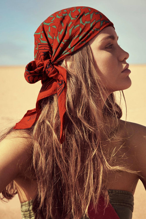 Block Print Bandana