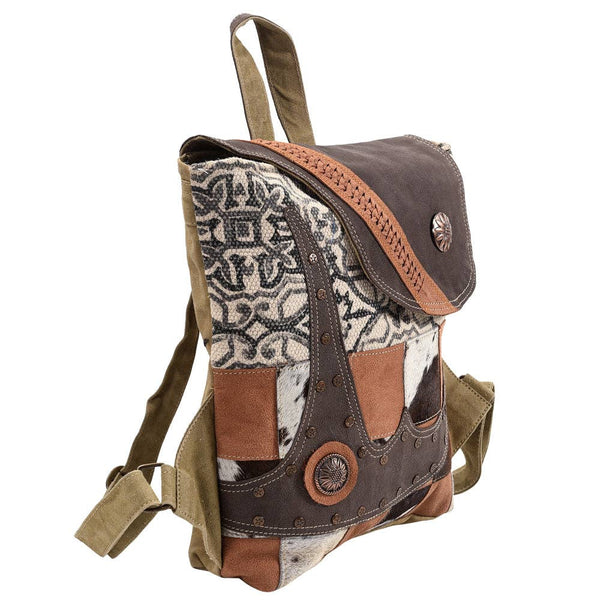 Backpack Upcycled Canvas Ladies Bag