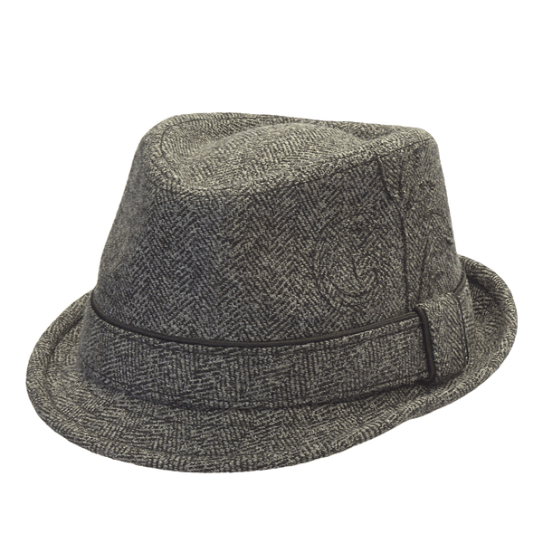 Teddy Men's Classic Dusty Brim Fedora Hat