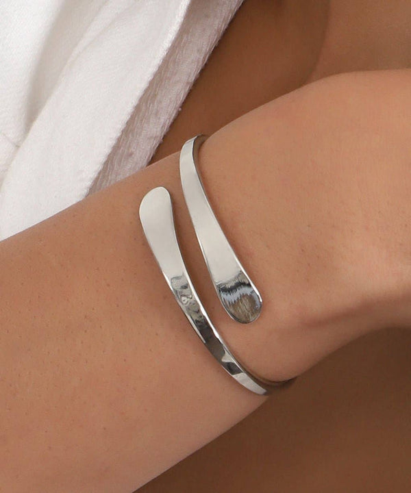 Silvertone Adjustable Bracelet