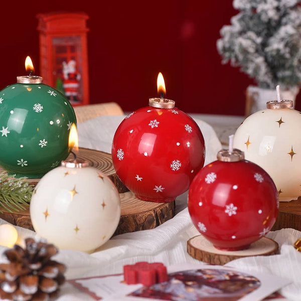 DIY Christmas Snow Globe Festive Decor Scented Candle