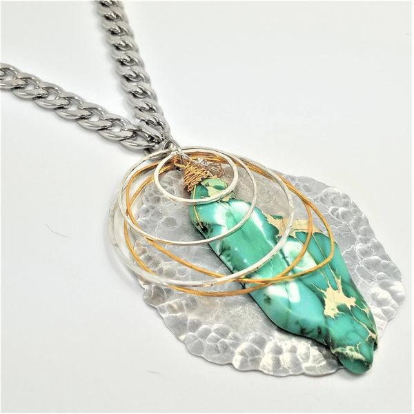 Green Sea Sediment Jasper Necklace
