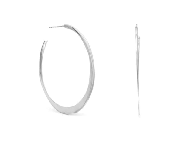 Flat Tapered 3/4 Hoops