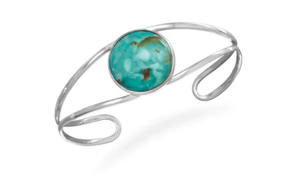 Turquoise Open Band Cuff