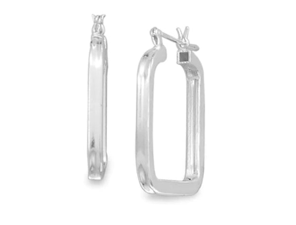 24mm Square Hoop Earrings