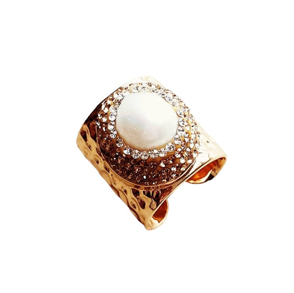 Freshwater Pearl Cuff Ring