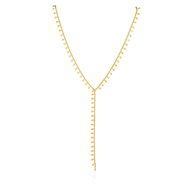 SHYLA 14K Goldfilled Lariat Necklace - 18" Length with 4" Extender