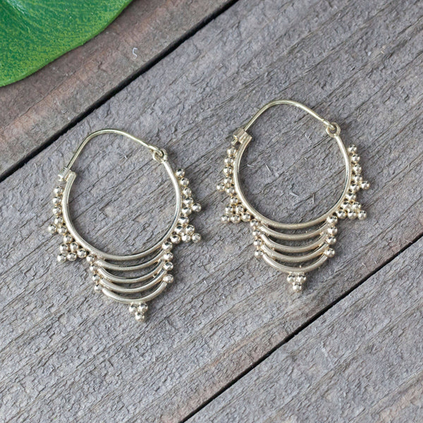 Brass Jumka Drop Earring