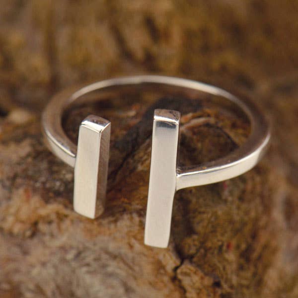 Adjustable Bar Ring – Beech Tree Jewelry LLC