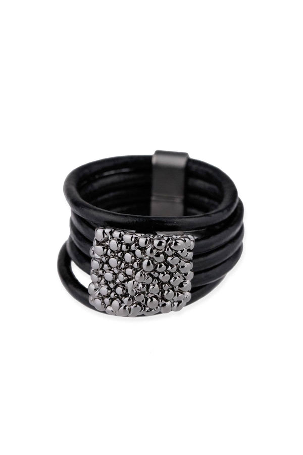 Caviar Leather Ring